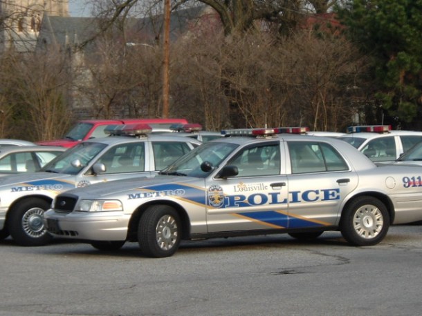 Louisville police car